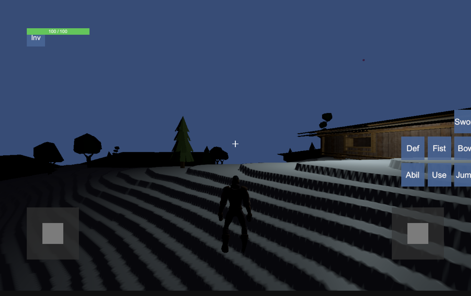 Chunked map and terrain at my house